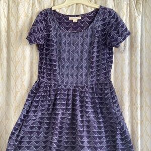 Maya Traders Blue Geometric Dress